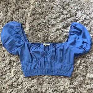 Grey Bandit Selena Top in Blue